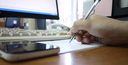 Working Manager In Office