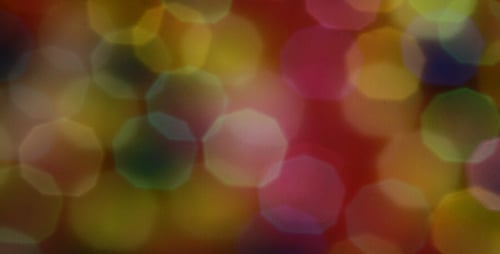 Abstract Background of Blurred Colorful Lights