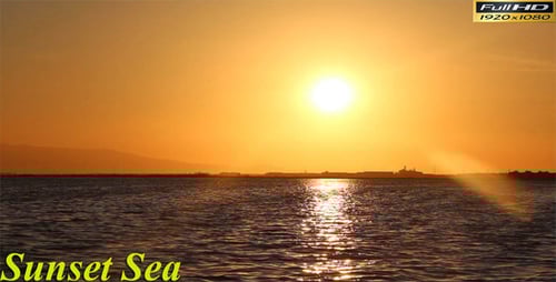 Sunset Sea