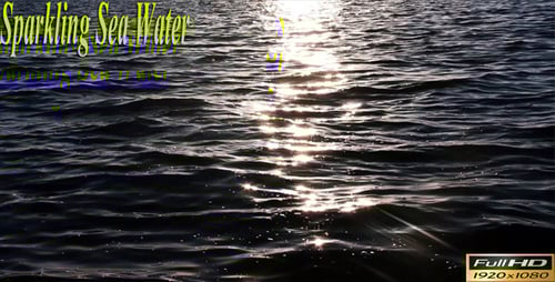 Sparkling Sea Water