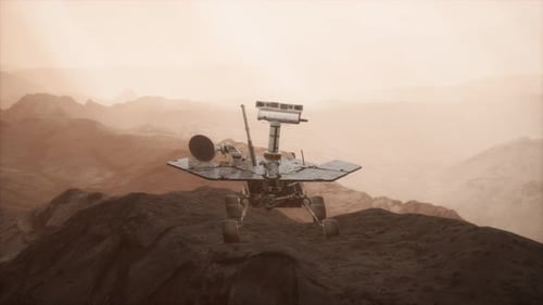 Opportunity Mars Exploring the Surface of Red Planet