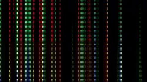 Colorful Digital Dot Matrix Vertical Lines Background