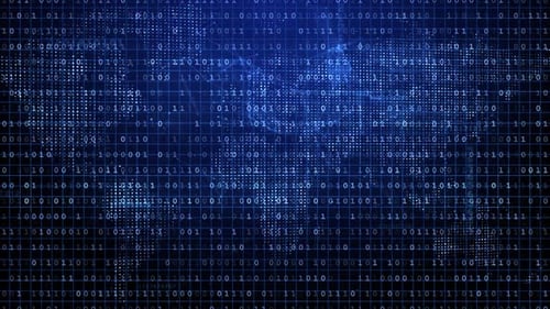 Cyber Crime Attack Computer Error Virus detected .