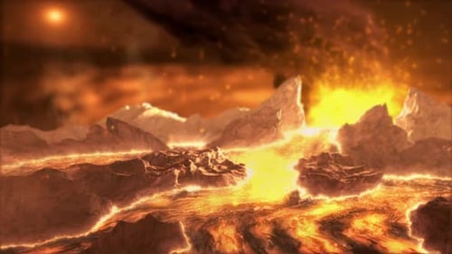 Fundo do fogo do inferno