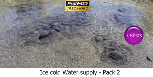 Crystal Clear Tropical River Flowing Over Sand