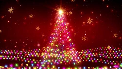 Christmas Tree Light Waves