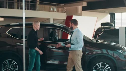 Buying Car at Dealership Center