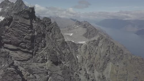 Vue aérienne des Remarkables