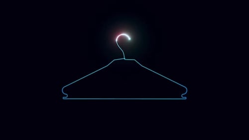 Clothes Hanger Hologram Rotating Hd