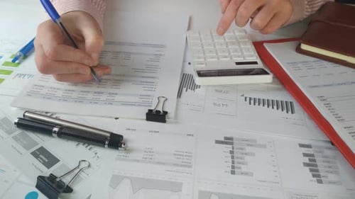 Analyzing Financial Data with Calculator and Pen