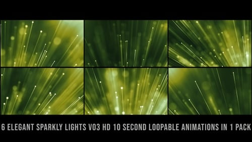 Elegante funkelnde Lichter Grün V03