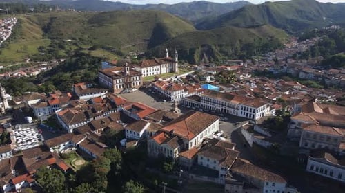 Ouro Preto City in Minas Gerais Brazil