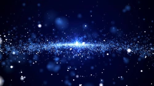 Blue Nebula Space Travel Loop Background