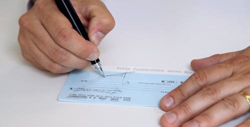 Writing A Bank Check