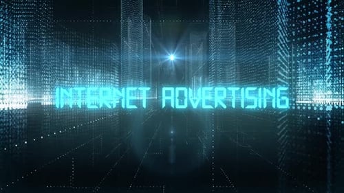 Skyscrapers Digital City Tech Word Internet Advertising