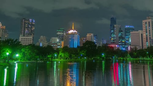 Stadt Nacht Landschaft