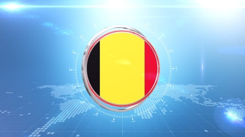 3D Metallic Circle Logo Reveal for Broadcast News