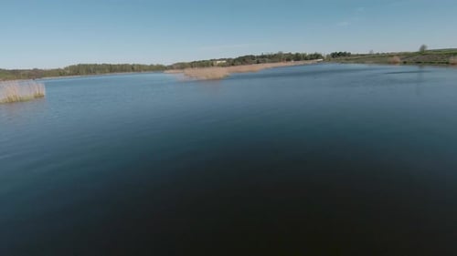 Fast and Agile Flight Over the Lake with Reeds