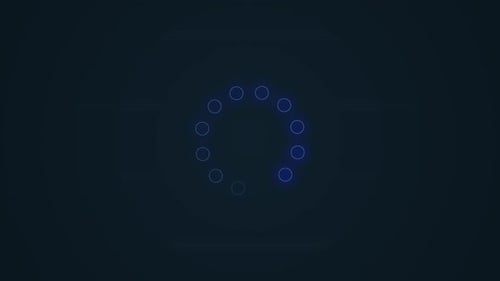 Ladeleiste, Kreis läuft.