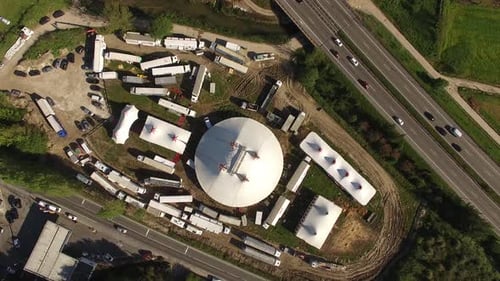 Circus in City