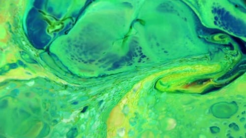 Abstract Fluid Art Design with Swirling Textures