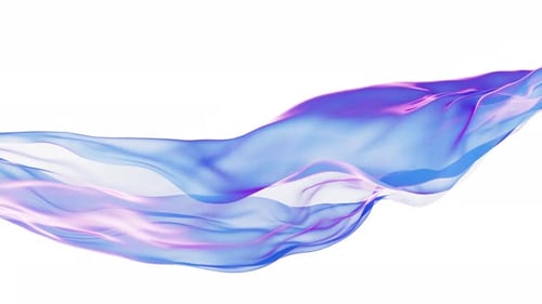 Elegant Abstract Fluid Fabric Flowing Motion Background