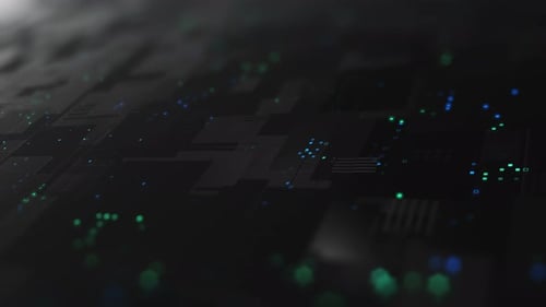 Abstract high tech digital technology background 4K loop.