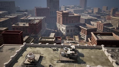 Vista residencial de los 80 del lado oeste