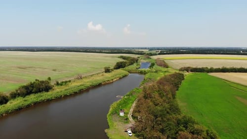 View of the beautiful countryside landscape.