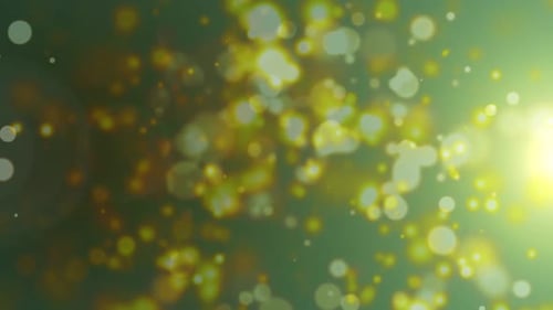 Abstract Glowing Bokeh Particles Background Loop