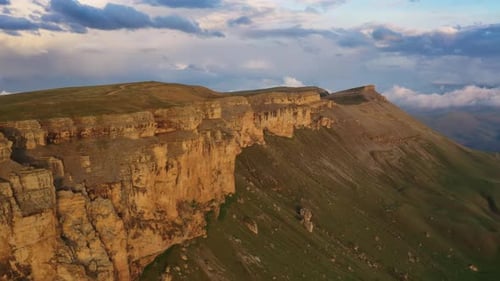 Aerial View of Mountain Plateau