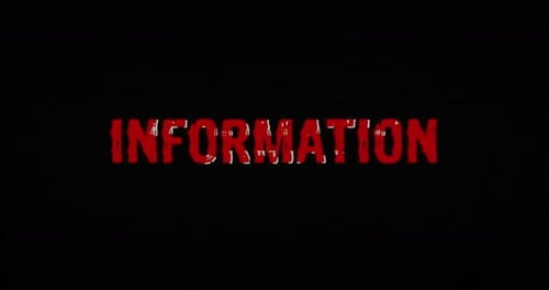 Breaking news and information modern glitch concept