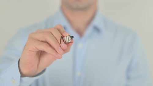 Writing 'New Employees' on Glass Surface