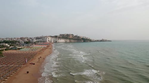 Aerial view of amazing beach