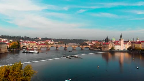 Vue sur la vieille ville de Prague