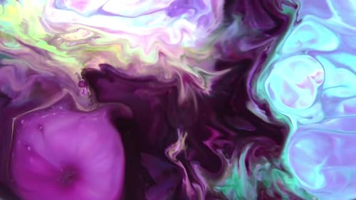 Abstract Paint Spreads And Swirling Texture 194