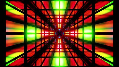 Space Jail Room Vj Loop Background 4K