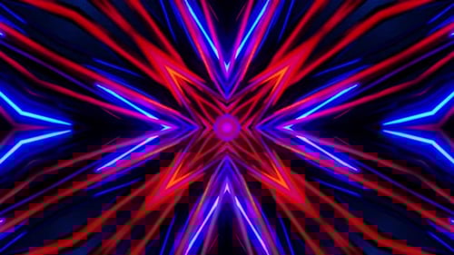 Flying through a tangle of flashing cables