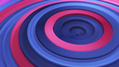 Abstraktes Muster aus bunten Kreisen mit Offset