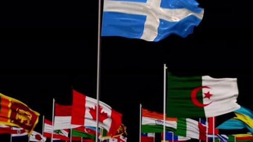 Waving International Flags for Global Representation