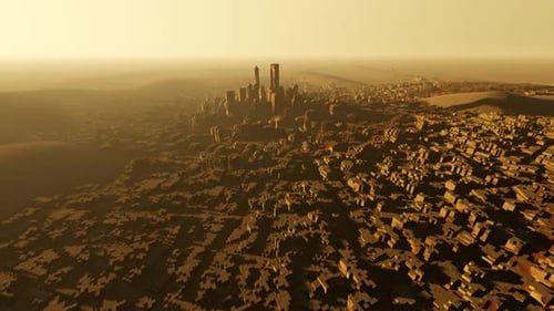 Cidade de ficção científica