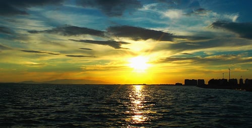 Verträumter Sonnenuntergang