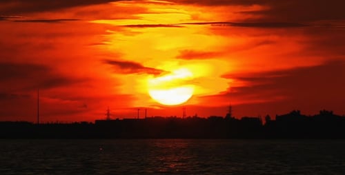 Mystischer Sonnenuntergang