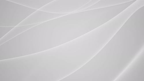 Elegant Flowing White Abstract Lines Looping Background