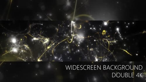 Dynamic Golden Light Trails Festive Celebration Background