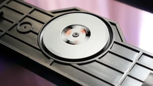 Zeitlupen-CCD-Mechanismus beginnt Lesesequenz 1080p HD-Filmmaterial - DVD Disc Player me