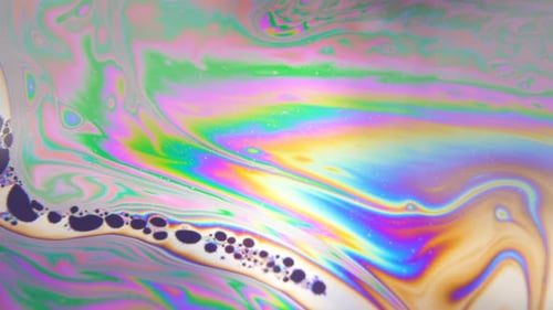 Colorful Abstract Fluid Iridescent Looping Background