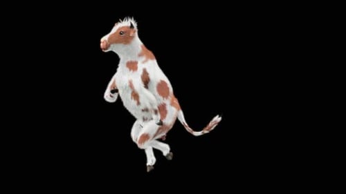 Funny 3D Animated Cow Dancing
