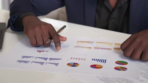 Analyst Reviews Charts and Data