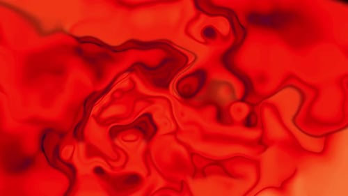 Dynamic Abstract Red Liquid Flowing Background Loop